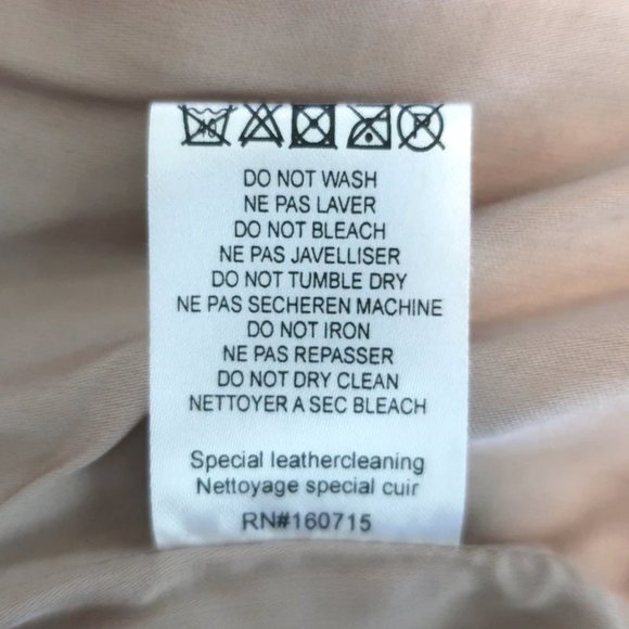 Retrofete Tai Puff Sleeve Moto Jacket Beige Suede Size Extra Small - Picture 11 of 11